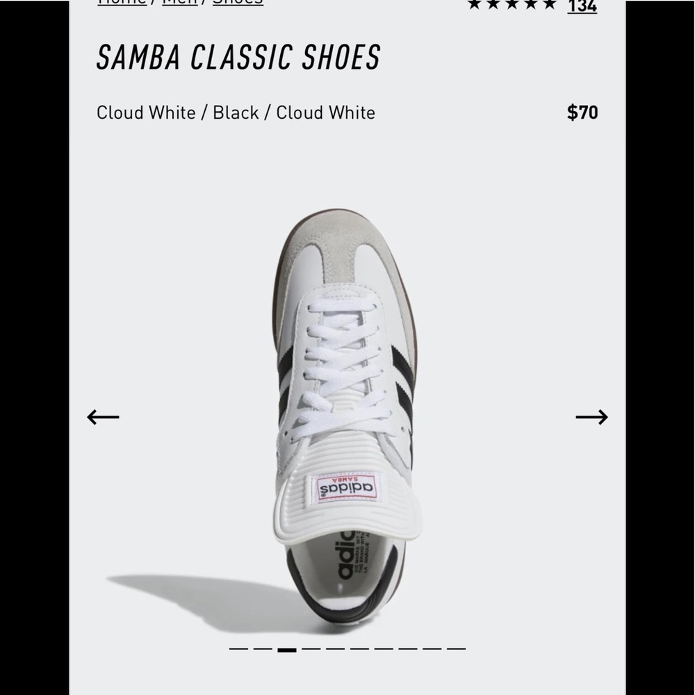CLASSIC ADIDAS SAMBA MEN’S SNEAKER 7